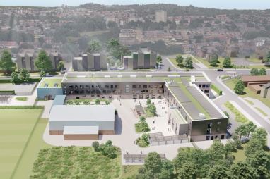 Plans for Northolt High School - image: Jestico + Whiles