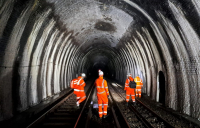 Inside the Blackheath tunnel - image: Network Rail