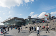 Meridian Square and Stratford Station - image: Paul Carstairs/Arup